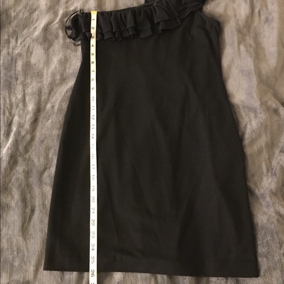 NWT JAYGODFREY black assymetric mini dress - Picture 6 of 6